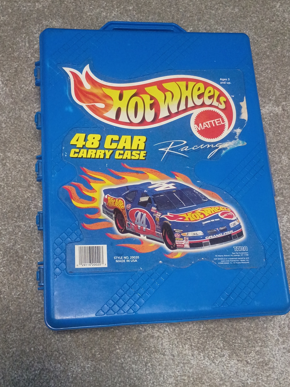 Vintage 1999 Hot Wheels 48 Car Carry Case Mattel Race Car**Hard Case Only